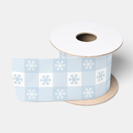 Lazo De Raso Festividad de Navidades de copos de nieve modernos