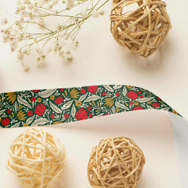 Lazo De Raso Festividad de Navidades florales de arte folclóric