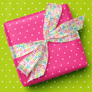 Lazo De Raso Festividades coloridas de los Navidades de falala 