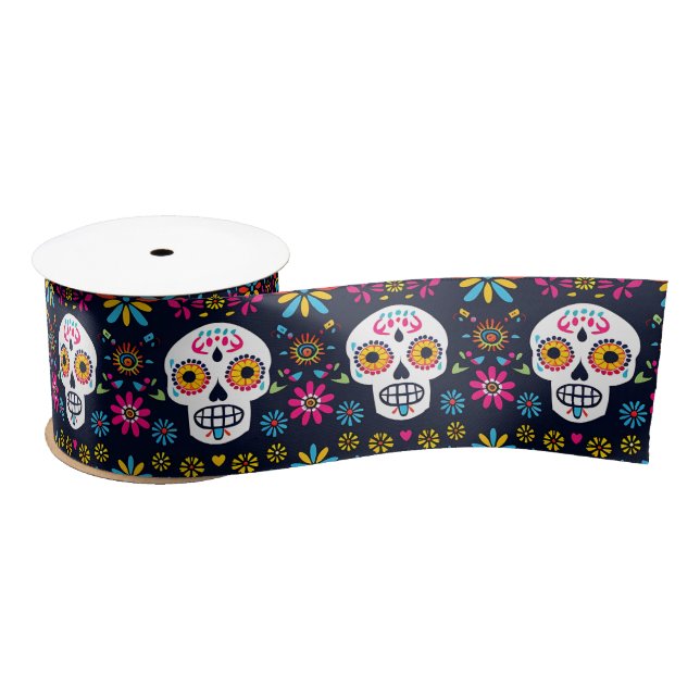 Lazo De Raso Fiesta Calaveras (Carrete)