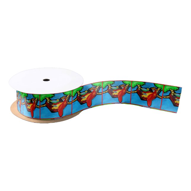 LAZO DE RASO FIESTA PARROT (Carrete)