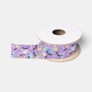 Lazo De Raso Fiesta Pastel Ghost