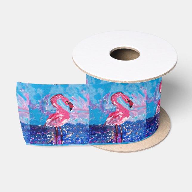 Lazo De Raso Flamingo (Carrete)