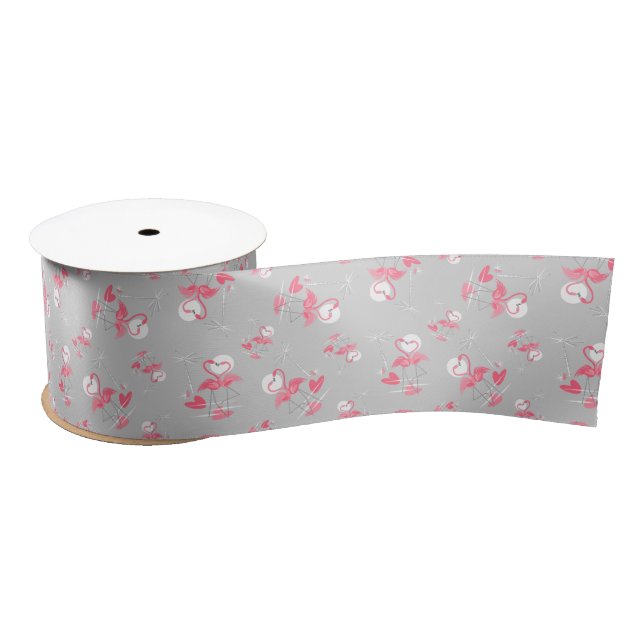 Lazo De Raso Flamingo Love Multi ribbon satin (Carrete)