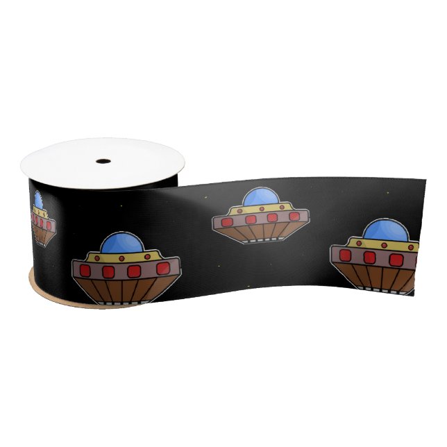 Lazo De Raso Flaufo en negro espacial (Carrete)