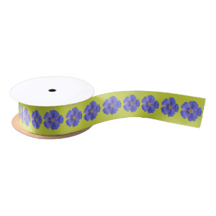 Lazo De Raso Flaux azul #1
