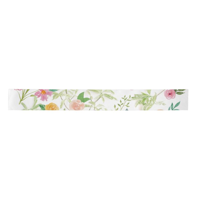 Lazo De Raso Floral Shabby Chic (Anverso)