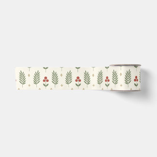Lazo De Raso Florales Navideños Minimalistas Escandinavos Wr si