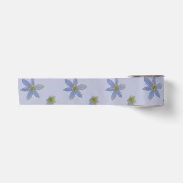 Lazo De Raso florecer en blanco  (Anverso)