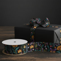 Flores de arte folclórico y mariposas