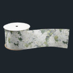 Lazo De Raso Flores de crema blanca chic boda<br><div class="desc">Flores de crema blanca chic boda ducha nupcial cumpleaños cualquier ocasión</div>