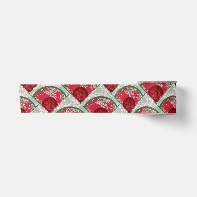 Lazo De Raso Flores para Navidad (Anverso)