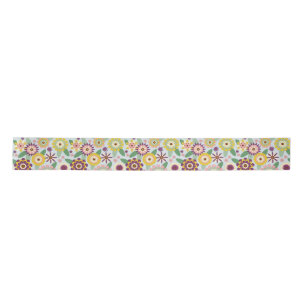 Lazo De Raso Flores Retro Groovy