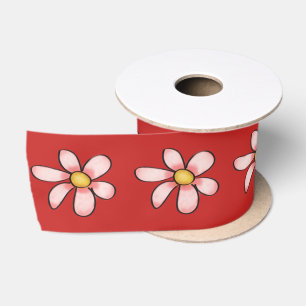 Lazo De Raso flores Satin Ribbon