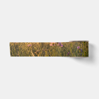 Lazo De Raso Flores silvestres rosadas de pradera al amanecer c
