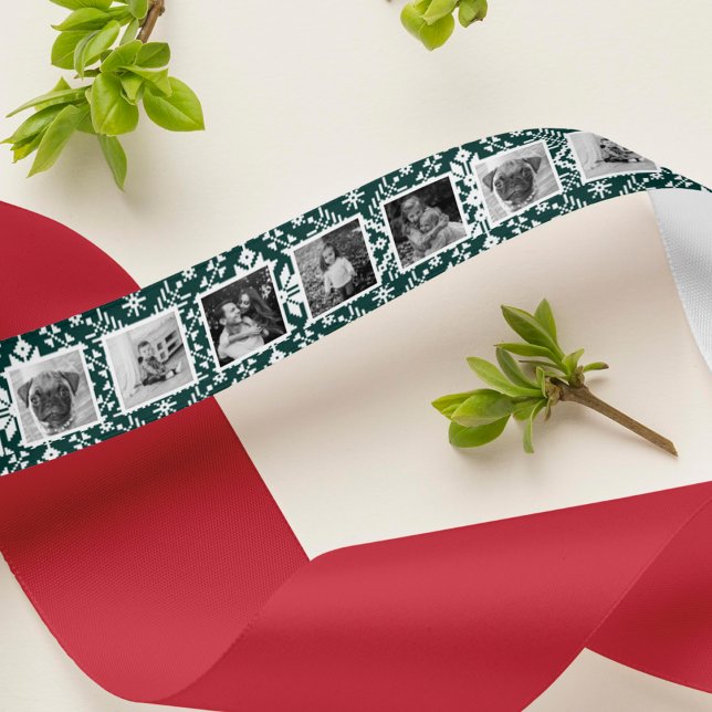 Lazo De Raso Foto del patrón de sudadera nórdico verde y blanco (Subido por el creador)