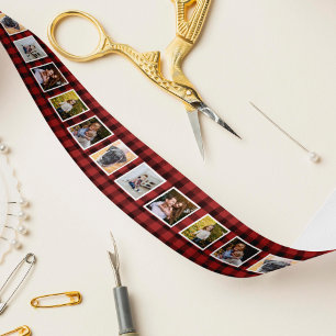 Lazo De Raso Foto rojiza y negra de búfalo colocada