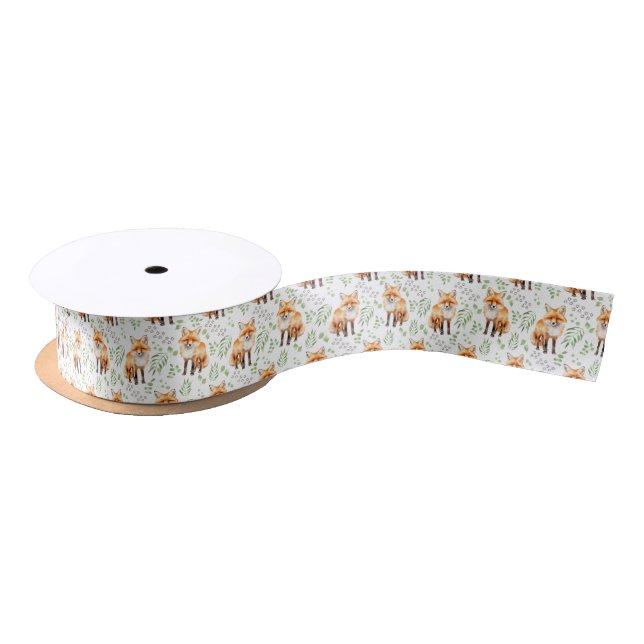 Lazo De Raso Fox Satin Ribbon in White (Carrete)