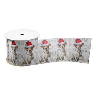 Lazo De Raso Funny Dog Lover Holiday Jack Russell Navidades