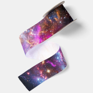 Lazo De Raso Galaxia Espiral Vibrante y Patrón de Espacio de Ne
