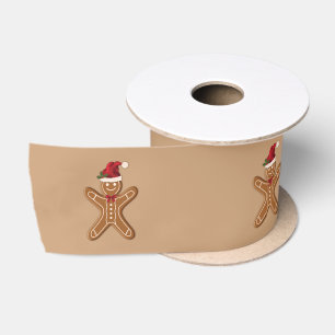 Lazo De Raso Galleta de jengibre festiva de Navidad