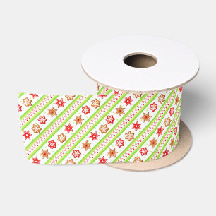 Lazo De Raso Galletas de jengibre de Navidad Verdes