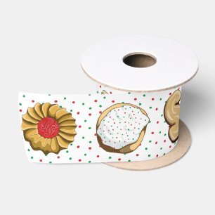 Lazo De Raso Galletas Italianas Adorables Dibujadas a Mano de 3
