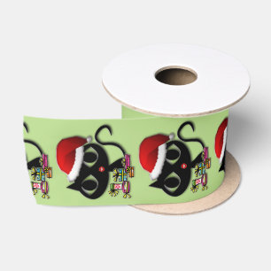 Lazo De Raso Gatito de Santa