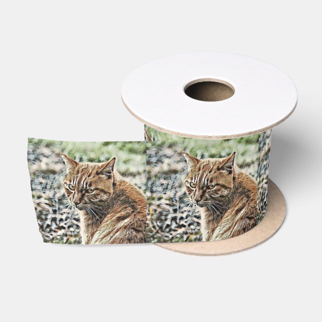Lazo De Raso gato de juguete (Carrete)