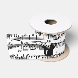Lazo De Raso Gatos Negros Sobre La Música