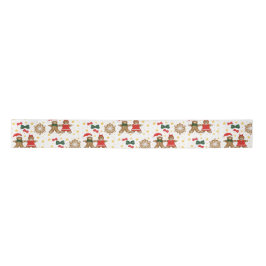 Lazo De Raso Gingerbread Cookie Pattern Christmas Tissue Paper