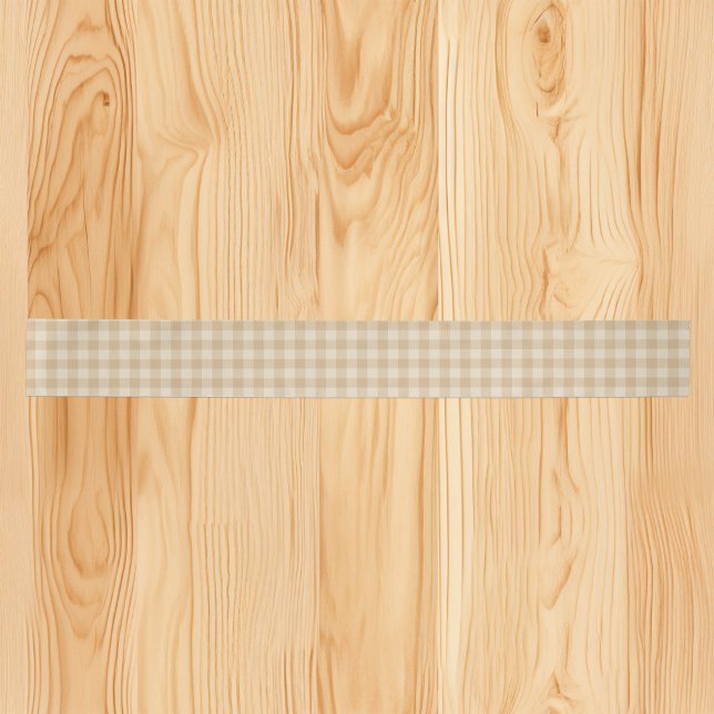 Lazo De Raso Gingham Elegant Cream Satin Ribbon (Subido por el creador)