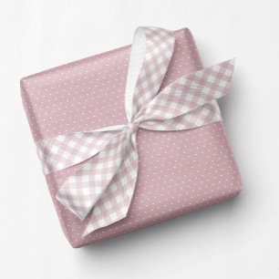Lazo De Raso Gingham lindo rosa simple verificación