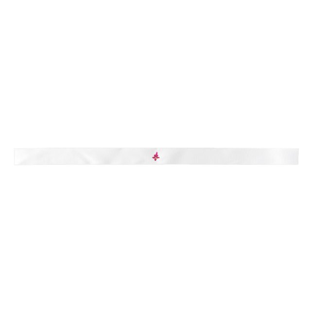 Lazo De Raso Girly Design, Light Gold, Purplish Red (Anverso)