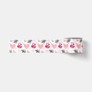 Lazo De Raso glitter pink heart vibrant romantic wallpaper