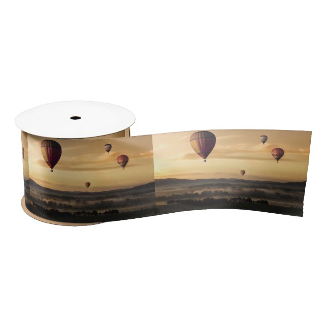 Lazo De Raso Globos de aire caliente (Carrete)