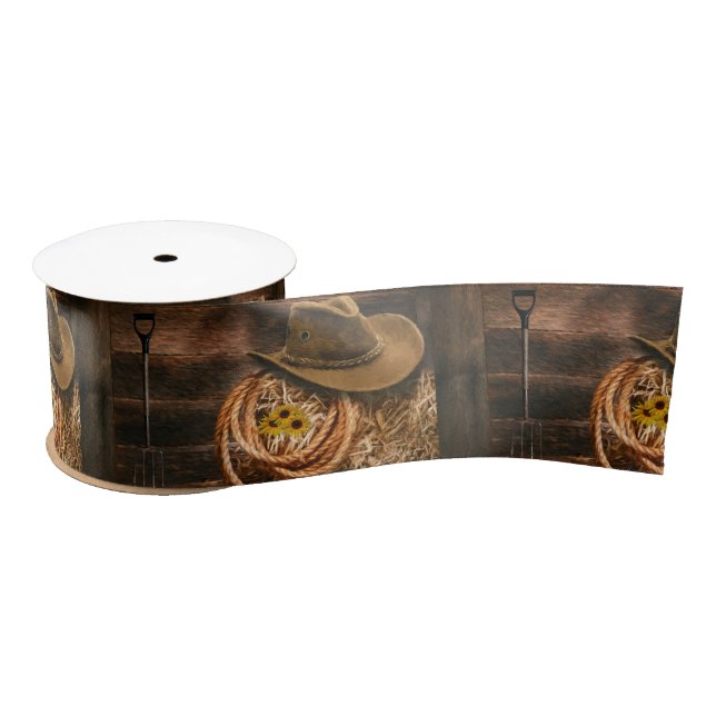 Lazo De Raso Gorra Cowboy (Carrete)