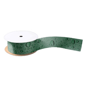 Lazo De Raso Gotas de agua verde