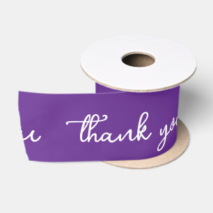 LAZO DE RASO GRACIAS PERSONALIZADAS ESTILO MODERNO PURPURA