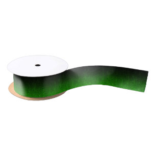 Lazo De Raso Gradiente de Purpurina verde y negro