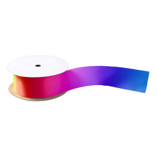 Lazo De Raso Gradiente lujoso arco iris moderno