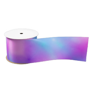 Lazo De Raso Gradiente rosa morado azul
