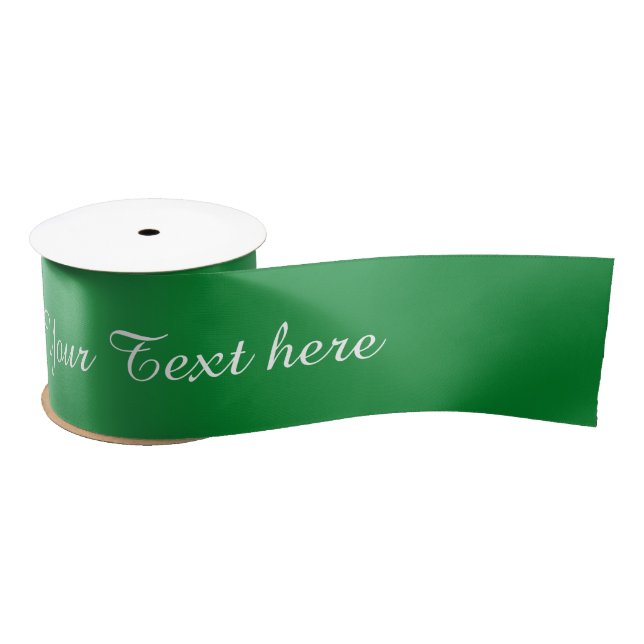 Lazo De Raso Gradientes STRIPES - verde + tu texto (Carrete)