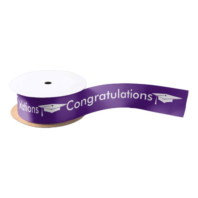 Lazo De Raso Graduación - Felicitaciones Escuela Púrpura (Carrete)