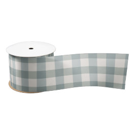 Lazo De Raso Granja de campo Green Plaid Gingham Simple
