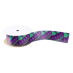 Lazo De Raso Grape Scales Ribbon