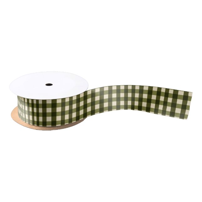 Lazo De Raso Guinga verde, comprobada la crema (Carrete)