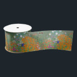 Lazo De Raso Gustav Klimt Flor Jardín Naturaleza<br><div class="desc">Un bonito cuadro del jardín,  un cuadro clásico de Gustav Klimt,  llamado Cottage Garden,  o Bauergarten,  1907,  que se encuentra cerca de un jardín de flores,  un cuadro de flores de colores.</div>