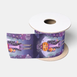Lazo De Raso Halloween Calabaza Nutcracker