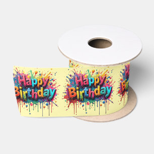 Lazo De Raso Happy Birthday Gift Bow